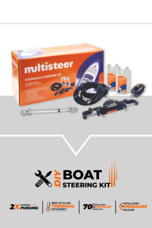 T8 Hydraulic Steering Kit for Twin Engines up to 400 HP