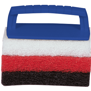 Scrub Pad Kit with Handle