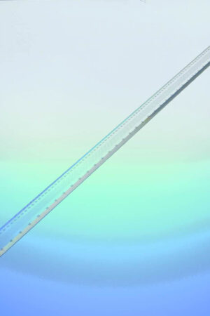 Flat Acrylic Rule 1 metre mm/inches