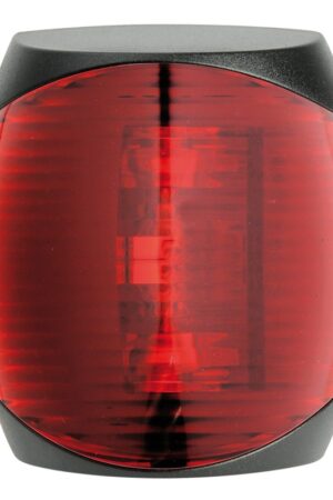 Sphera II LED Navigation Lights up to 20 m, Polycarbonate Body-Black-112,5° left red