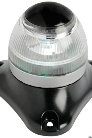 Sphera II 360° LED Anchor Light up to 50 m-White 360° anchorage-Black