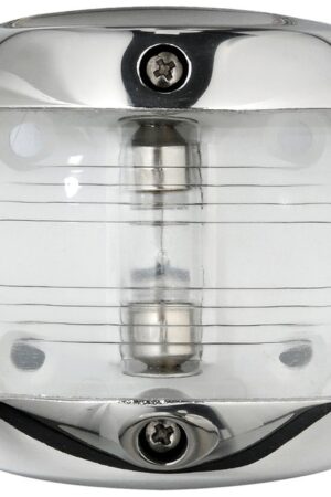 Compact 12 Navigation Lights Made of Mirror-Polished AISI316 Stainless Steel-225° bow