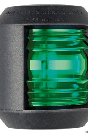 Utility Compact Navigation Lights-112,5° right green-Black