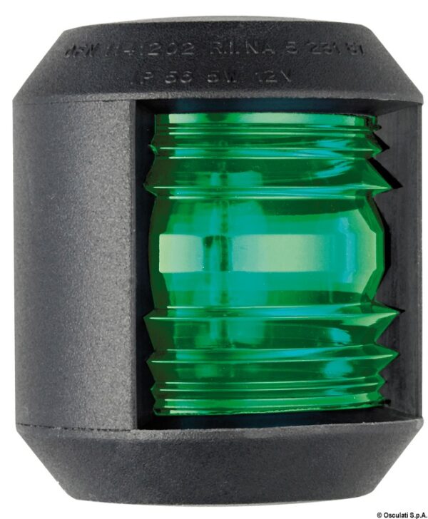 Utility Compact Navigation Lights-112,5° right green-Black