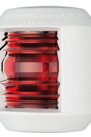 Utility Compact Navigation Lights-112,5° left red-White