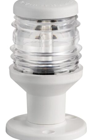 Utility Compact Navigation Lights-360° mooring, round-White