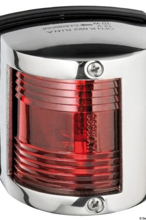 Utility 85 Navigation Lights Made of Stainless Steel-112,5° left red