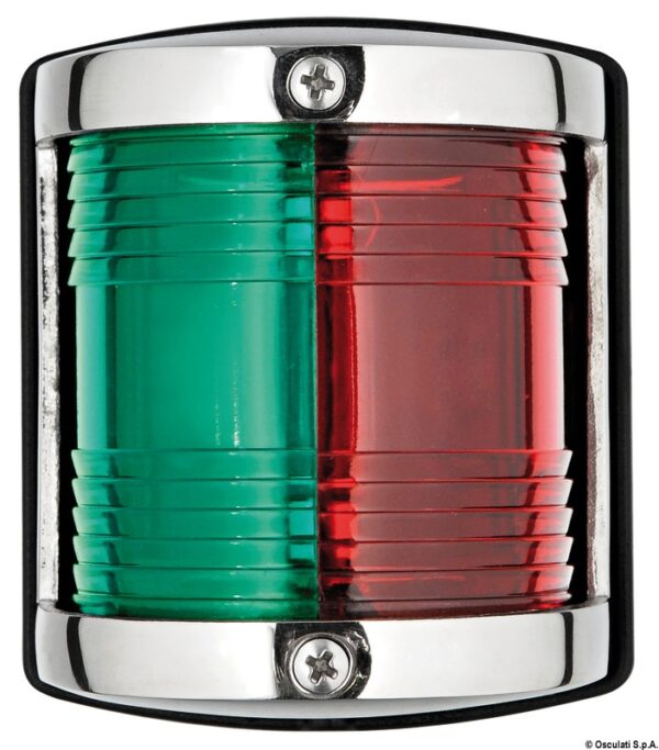 Utility 85 Navigation Lights Made of Stainless Steel-112,5° + 112,5° bicolour