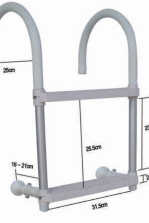 Aluminium Anti-Slip Boarding Ladders-2 Step