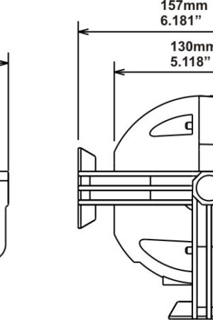 Contest 130 Compass-Vertical bulkhead-White
