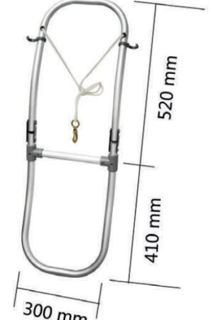 Folding ladder For Inflatable Boats 2 Step