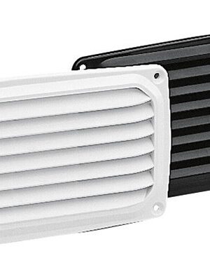 Plastic Rectangular Vents (White)-Plastic
