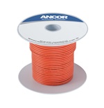 Tinned Copper Wire - 250ft-Orange-16AWG (1mm²)