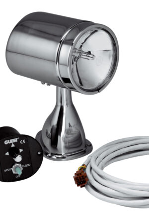 5" Stainless Steel Spot/Flood Light with 15' Harness and Remote