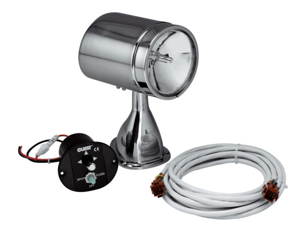 5" Stainless Steel Spot/Flood Light with 15' Harness and Remote