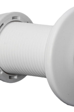 Threaded Seacock White Plastic -1’’