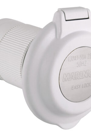 Inlet, 32A 230V, Square, White