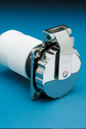 Inlet, 50A 125/250V, Stainless Steel OEM