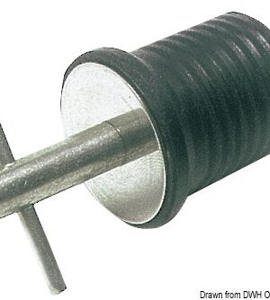 SS Water Drain Plug with Neoprene Tight 22mm