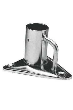 Stanchion Socket with Pad-Eye Plate