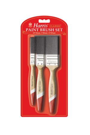 Harris Classic Set of 3 Paint Brushes (0.5'', 1'', 1.5'')