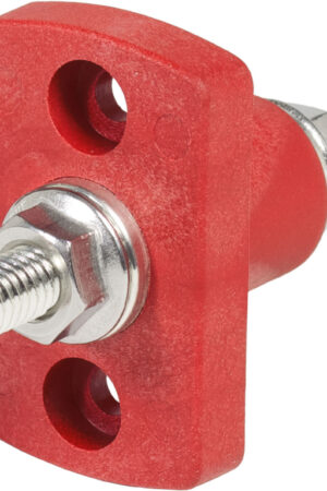 TermSm FeedThrough 5/16-18 Stud Red