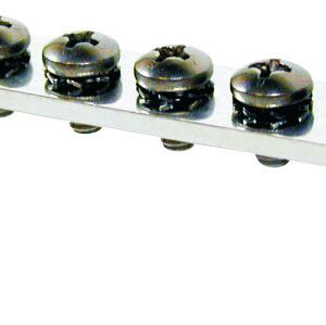 Common 100A Mini Grounding BusBar - 6 Gang