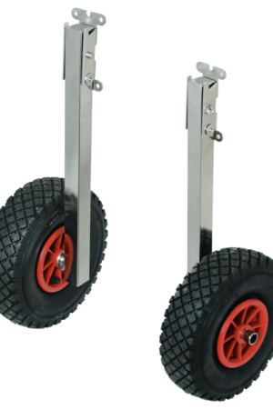 Folding Transom Mount Launch Wheels