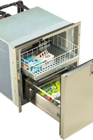 Drawer Freezer 55L 12/24V No Frost Inox Door