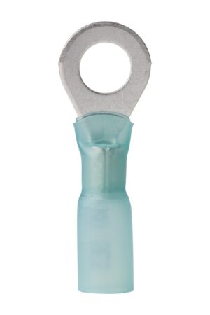 Heat Shrink Ring Terminals, x25 Pack-16/14AWG (1-2mm²)-1/4" (Ø6,4mm)