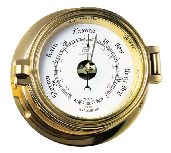 4.5" Models, Solid Brass Case-4.5" barometer