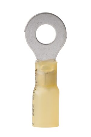 Heat Shrink Ring Terminals, x25 Pack-12/10AWG (3-5mm²)-1/4" (Ø6,4mm)