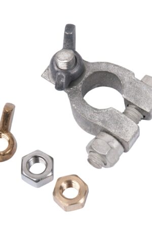 Tinned Brass Battery Terminal Negative 5/16" (8mm)