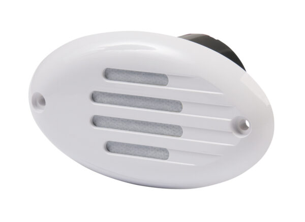 12V Electronic Horn with White Grill