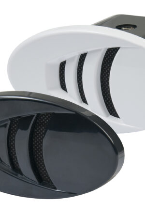 12V Drop-In "H" Horn with Black and White Grills