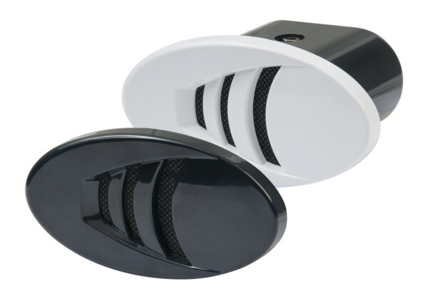 12V Drop-In "H" Horn with Black and White Grills