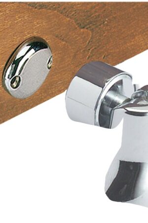 Chromed Brass Magnetic Swivelling Doorstop