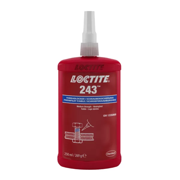 LOCTITE 243 Blue Medium Strength Threadlocker 24ml