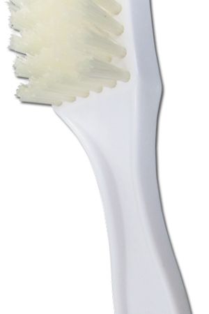 Small Plastic Utility Brush with Nylon Bristles