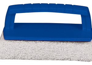 Scrub Pad with Handle – Fine (White)