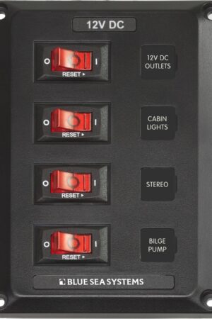 4 Position, BelowDeck Circuit Breaker Panel