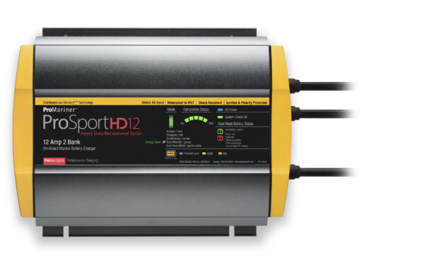 Waterproof ProSportHD Global Battery Charger-ProSportHD 12 (12V 12A  2 out)