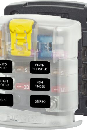 ST Blade Fuse Block - 6 Circuits with Cover