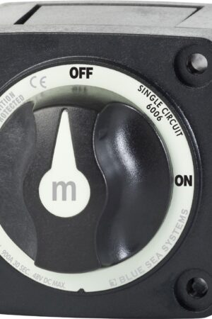 m-Series Mini On-Off Battery Switch with Knob - Black
