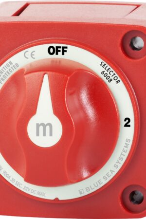 m-Series Selector 3 Position Battery Switch - Red
