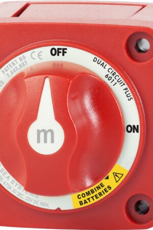 m-Series Mini Dual Circuit Plus™ Battery Switch - Red