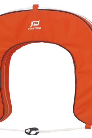 Horseshoe Buoy with Removable Cover-Orange-Buoy only