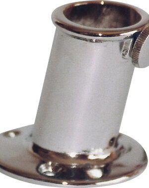 Chromed Brass Flag Pole Support ø25mm
