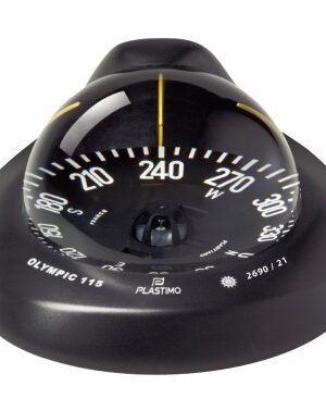 Compass Olympic 115 Black Flush, Bla Flat Card