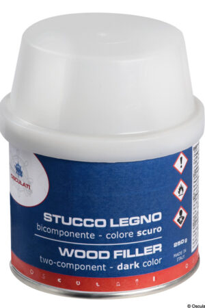 Filler Bicomponent Wood Coloured 150ml-Dark (RAL 8028)